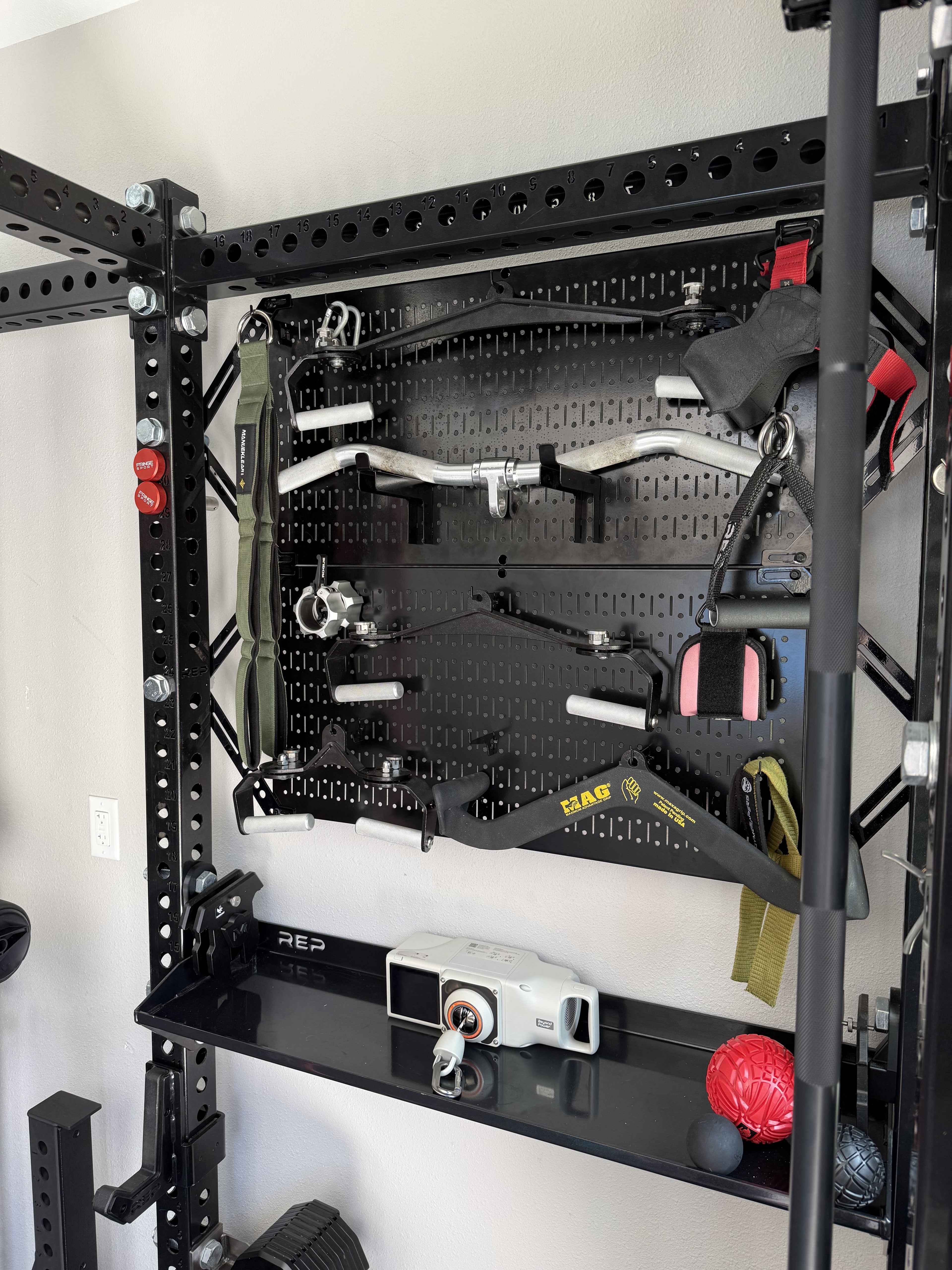 The PERCH - Wall Control Brackets for 3x3 Squat Racks