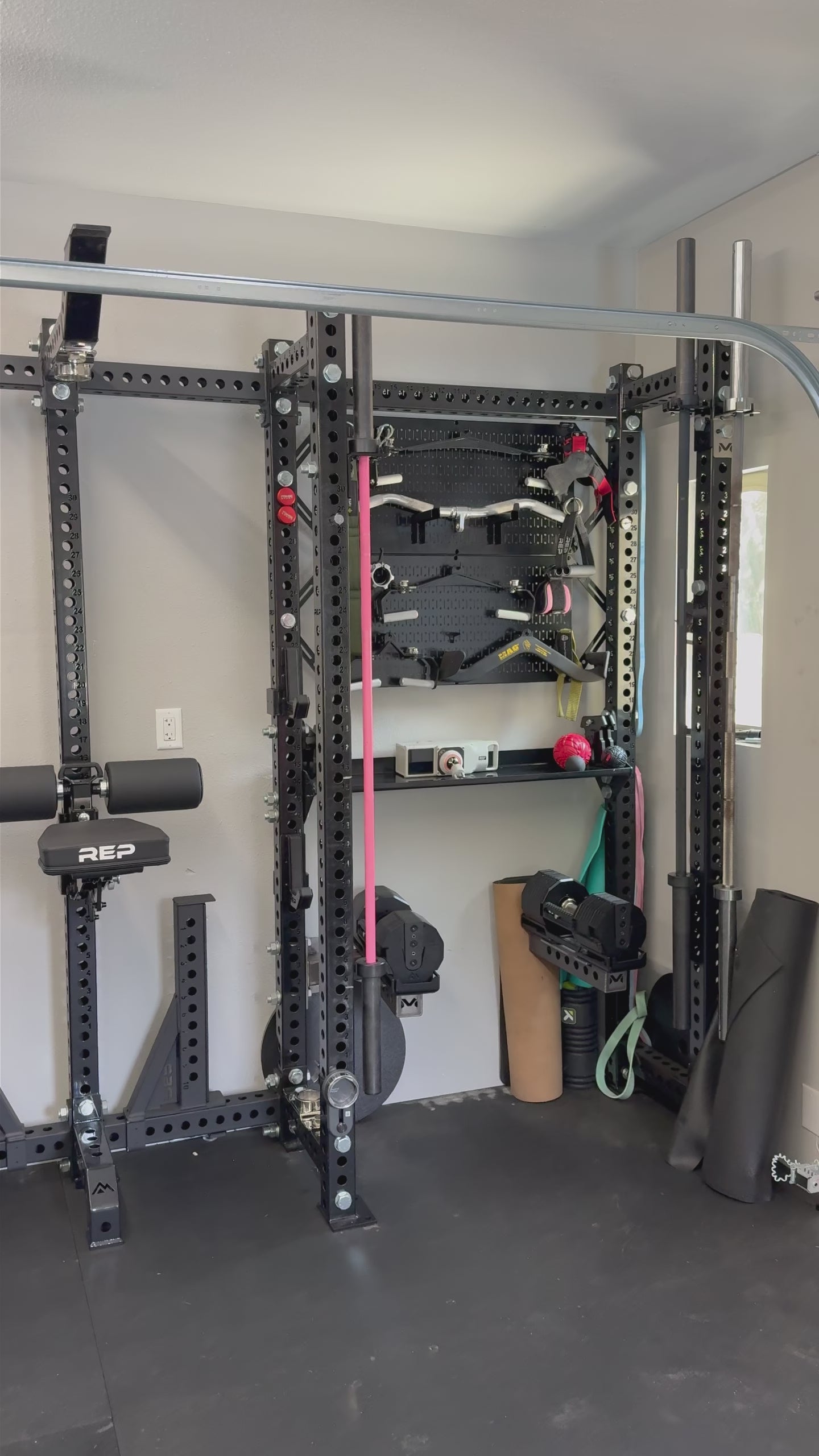 The PERCH - Wall Control Brackets for 3x3 Squat Racks